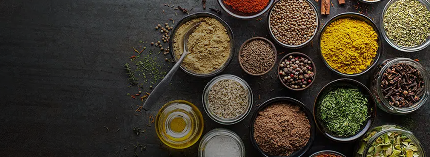 Spices and ingredients